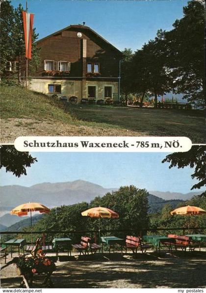 71419701 Pernitz Niederoesterreich Schutzhaus Waxeneck