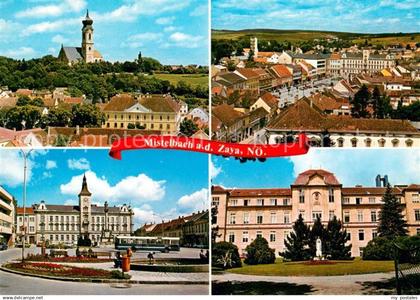 73633624 Mistelbach Niederoesterreich Pfarrkirche Hauptplatz Rathaus Krankenhaus