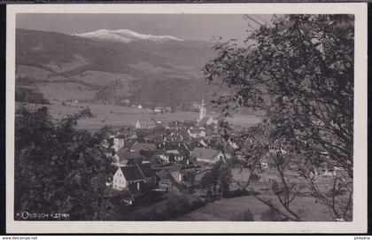 Austria, Steiermark, Obdach, general view, mailed 1933, "Lavamünd - Zelzweg, 325" Railway TPO cancellation