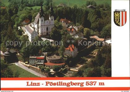 71872039 Linz Donau Wallfahrtsbasilika Poestlingberg Fliegeraufnahme Linz