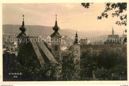 72666230 Steyr Enns Oberoesterreich Stadtbild mit Kirchen Steyr