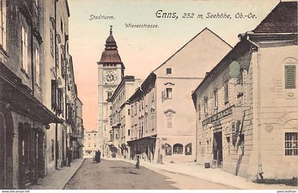 Österreich - Enns (OÖ) Stadtturm - Wienerstrasse