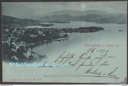 Pörtschach, general view, mailed 1899