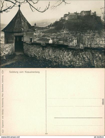 Ansichtskarte Salzburg Blick auf die Stadt 1926