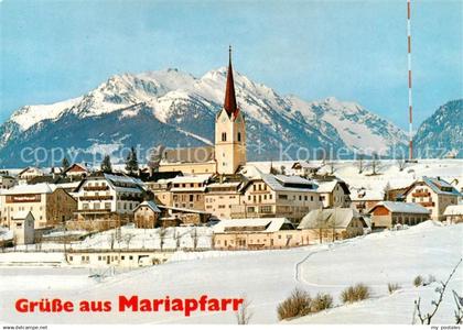 Mariapfarr AT Ortsansicht mit Kirche