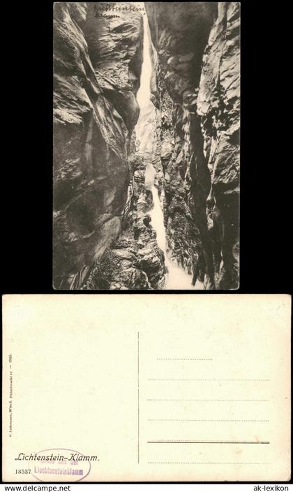 St. Johann im Pongau  Lichtensteinklamm, Wasserfall Waterfall River Falls 1910