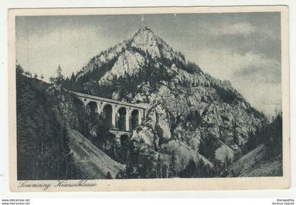 Semmering, Krauselklause old postcard unused b200901