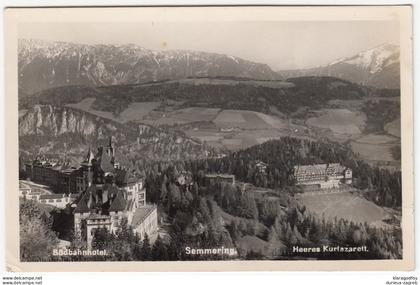 Semmering old postcard travelled 1942 b170801