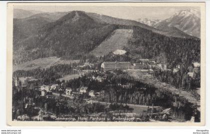 Semmering old postcard travelled 1942 b170810