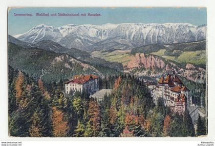 Semmering old postcard unused b200901