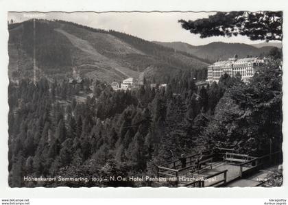 Semmering postcard posted 1954 b200901