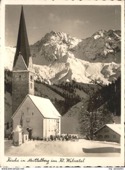 70873218 Mittelberg Kleinwalsertal Mittelberg Kleinwalsertal Kirche *