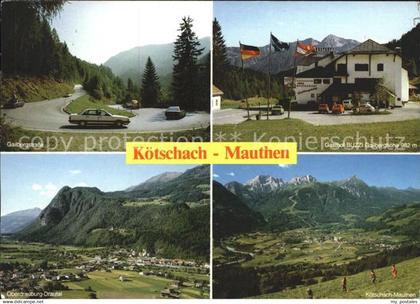 71975491 Koetschach-Mauthen Kaernten Gailbergstrasse Gasthof Buzzi Oberdrauburg