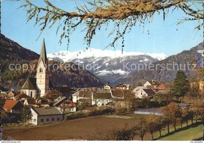 72399462 Obervellach Kaernten Tauernbahn Hohe Tauern Kirche Obervellach