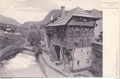 CPA Autriche Mauterndorf Lungau Brücken Geusche