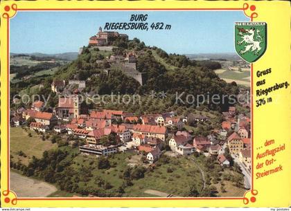 72034782 Riegersburg mit Burg Riegersburg Fliegeraufnahme