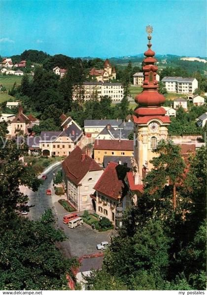 72926267 Ehrenhausen Ortsansicht mit Kirche Tor zur suedsteirischen Weinstrasse