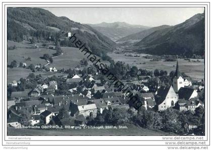 Sommerfrische Oberwölz gegen Zirbitzkogel - Foto-AK