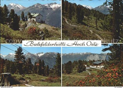 72155432 Oetz Bielefelder Huette Sesselbahn Bergrestaurant Hoch Oetz Alpenpanora