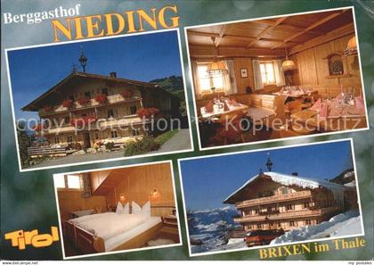 72375027 Brixen Thale Berggasthof Nieding Brixen im Thale