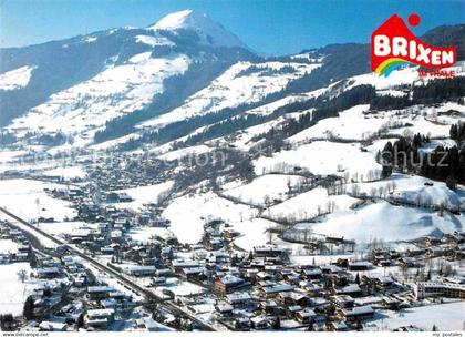 72823304 Brixen Thale Winterpanorama Fliegeraufnahme Brixen im Thale