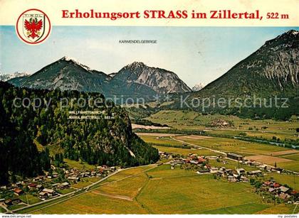 73185161 Strass Zillertal Fliegeraufnahme Strass Zillertal