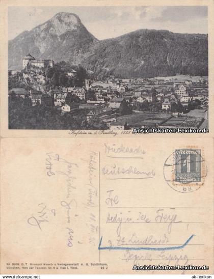 Ansichtskarte Kufstein Kufstein mit den Pendling 1925