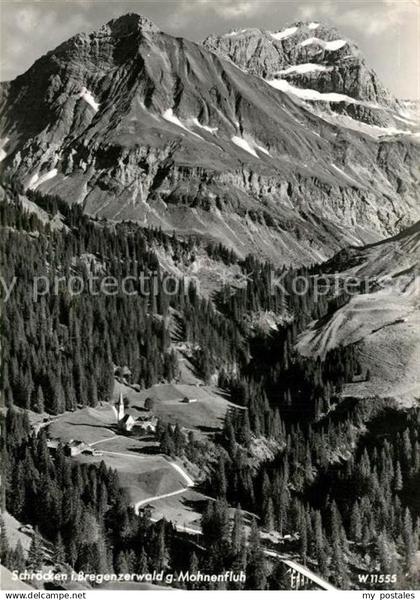 43220836 Schroecken Vorarlberg Panorama Schroecken Vorarlberg