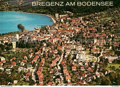 72667850 Bregenz Bodensee Fliegeraufnahme Bregenz