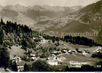 73730344 Buerserberg Vorarlberg Fliegeraufnahme Buerserberg Vorarlberg