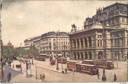 70873789 Wien Wien Strassenbahn Oper Opernring *