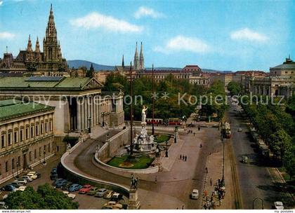 73017257 Wien Ringstrasse Parlament Rathaus Burgtheater