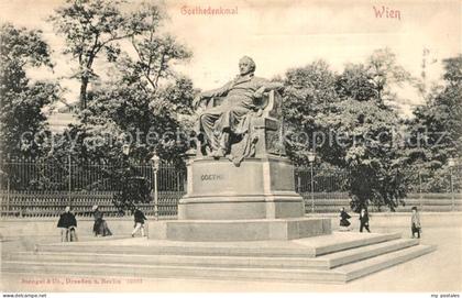 73588477 Wien Goethedenkmal Wien