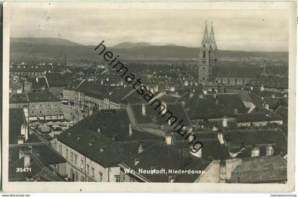 Wiener Neustadt - Dächerpanorama - Foto-Ansichtskarte