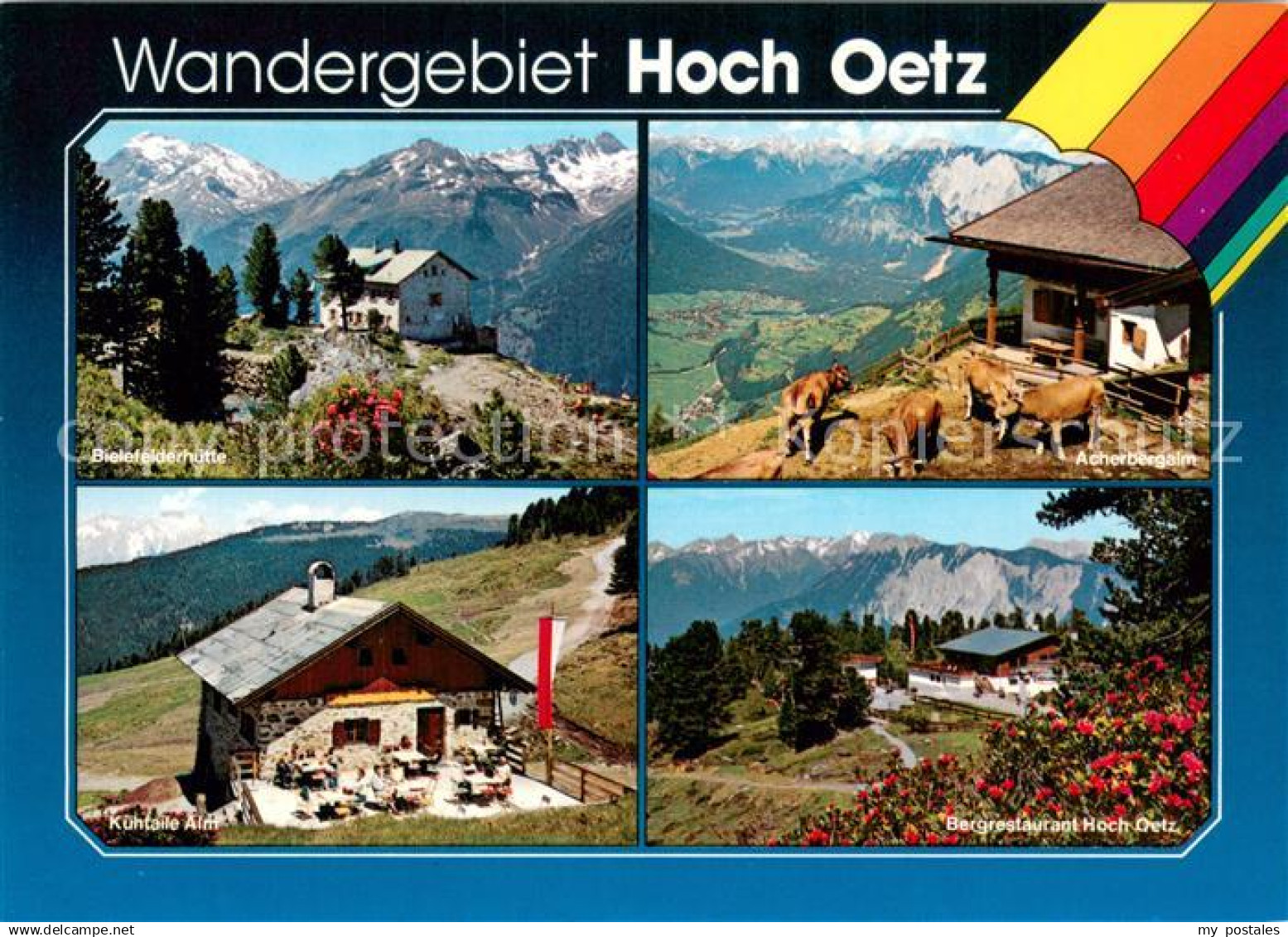 oetz Tirol Bielefelderhuette Acherbergalm Kuehtaile Alm Bergrestaurant Hoch Oetz