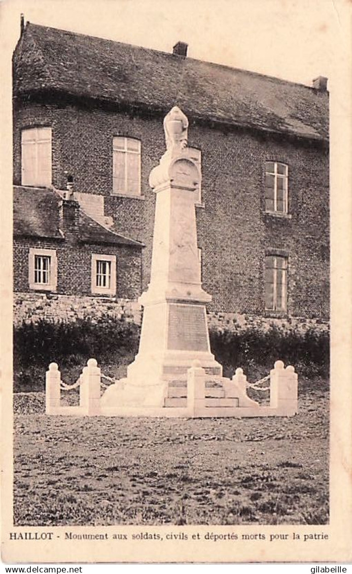 Ohey - HAILLOT - Monument aux soldats , civils et déportés morts pour la patrie