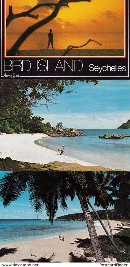 Bird Island Seychelles 3x Postcard s