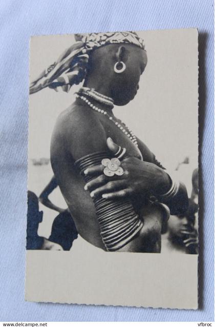 Carte photo, une femme Africaine, Afrique