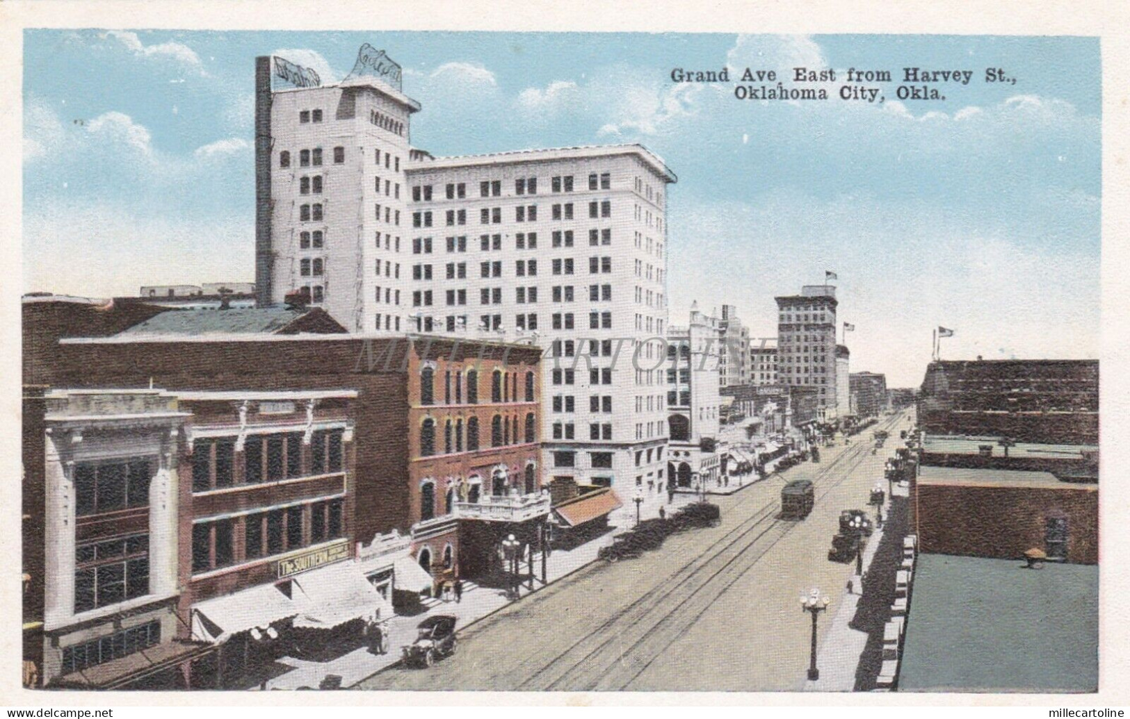 OKLAHOMA - Grand Ave. East from Harvey St., Oklahoma City