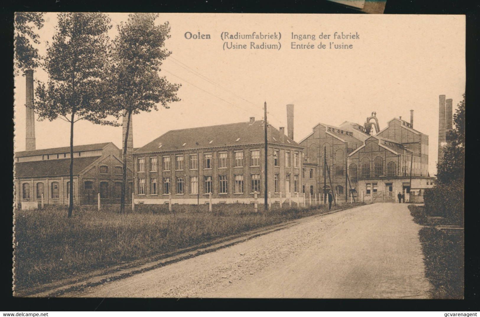 OLEN  RADIUMFABRIEK   INGANG DER FABRIEK    -===  2 SCANS