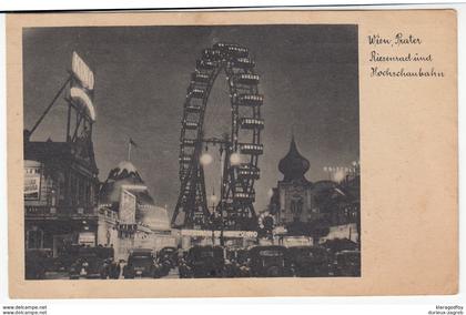 Wien Prater old postcard travelled 1943? to Celje b170105