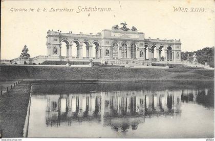 Autriche Vienne (Wien) - Gloriette du château de Schönbrunn (Gloriette im k. k. Lusischloss Schönbrunn) 1912-04-21 TB