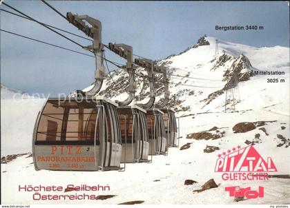 71909651 Pitztal Seilbahn Bergstation Mittelstation