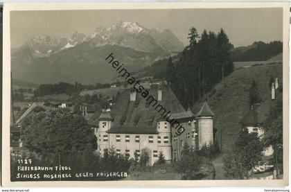 Fieberbrunn - Schloss Rosenegg - Foto-Ansichtskarte