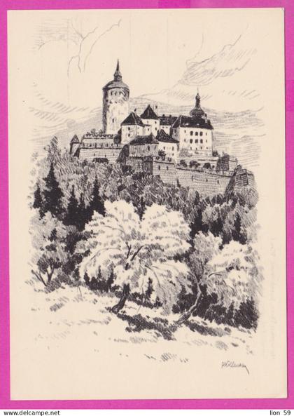 291302 / Grüssow Germany Art Prof. Albert Kollmann  Burg Forchtenstein Forchtenstein Castle PC Österreich Jugendrotkreuz