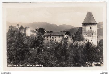 Friesach, Ruine Petersberg old postcard unused b170810