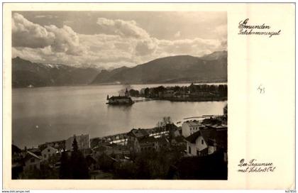 Gmunden - Der Traunsee mit Schloss