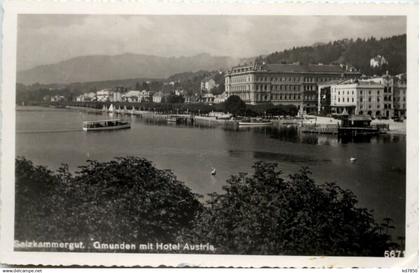 Gmunden mit Hotel Austria