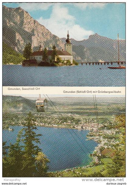 Gmunden old postcard travelled 1981 bb151102