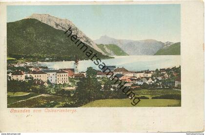 Gmunden vom Calvarienberge - Verlag F. E. Brandt Gmunden gel. 1901